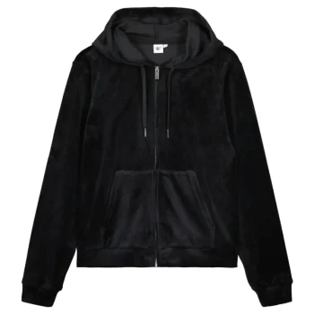 Pola Naisten Collegevaatteet^Naisten Velourtakki Fidelia Musta