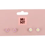 Miny Korut Ja Kellot^Nappikorvakorusetti Kukka 2 Pr/pkt