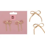 Miny Korut Ja Kellot^Nappikorvakorut Rusetti