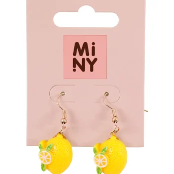 Miny Korut Ja Kellot^Nappikorvakorut Sitruuna 1 Pr/pkt