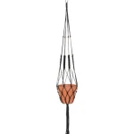 4living Sisäkukkaruukut-Naruamppeli 107 Cm Musta