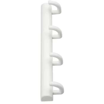 Ripustus-Naulakko Sani 4 Koukkua Muovi Valk