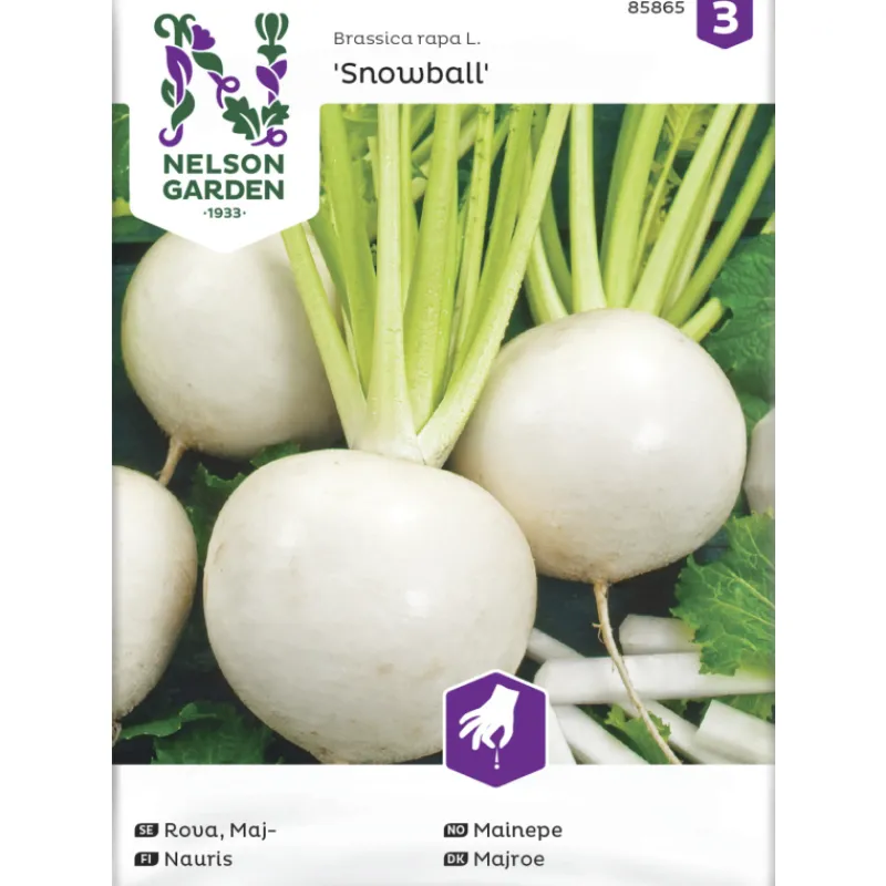 nauris-siemen-nelson-garden-ba-JDPAIGkb-0.webp Nelson Garden Basic Kasvien Ja Nurmikonsiemenet-Nauris Siemen Snowball
