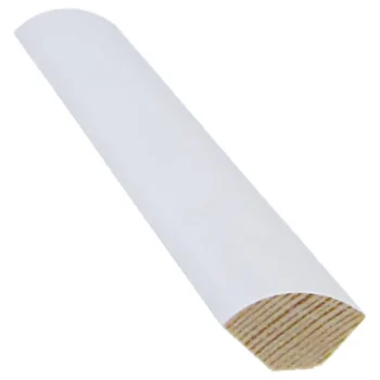 Cent Listat Ja Kynnykset-Neljännespyöreä Lista 15 X 15 X 2400 Mm 5 Kpl Valkoinen