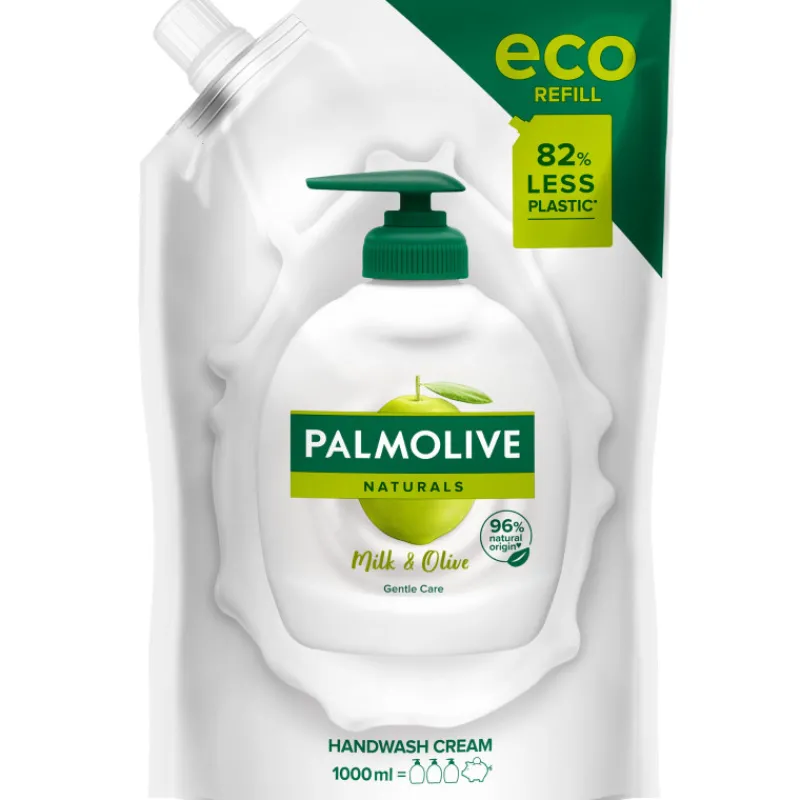 nestesaippua-tyttpussi-palmoli-vReQPZnJ-0.webp Palmolive Saippuat Ja Kylpyvaahdot^Nestesaippua Täyttöpussi 1000 Ml Naturals Milk & Olive
