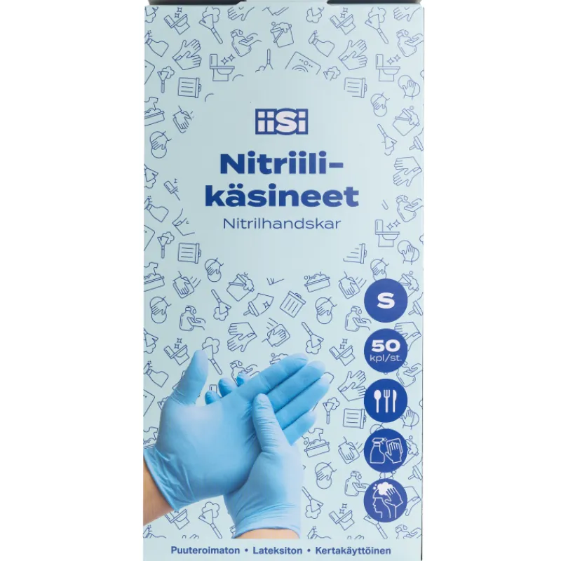 nitriiliksineet-iisi-50-kpl-puZnRPyF-0.webp Iisi Siivousvälineet^Nitriilikäsineet 50 Kpl Sininen