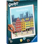 Ravensburger Lauta- Ja Palapelit-Numeromaalaus CreArt Stockholm