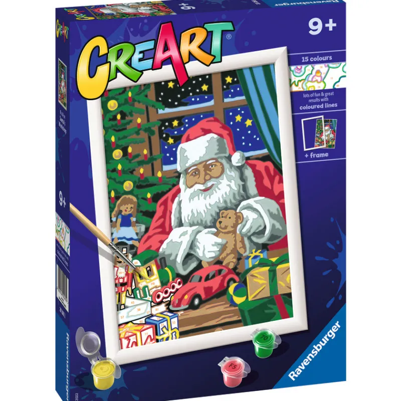 numeromaalaus-ravensburger-cre-oMYVHKxZ-0.webp Ravensburger Lauta- Ja Palapelit-Numeromaalaus CreArt Santa's Workshop