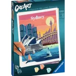 Ravensburger Lauta- Ja Palapelit-Numeromaalaus CreArt Sydney