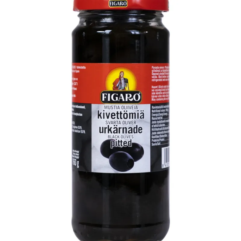 oliivi-figaro-340-g-160-g-mus-vctnMOxt-0.webp Figaro Säilykkeet^Oliivi 340 G / 160 G Musta Kivetön