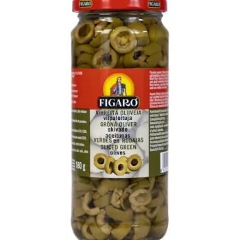 Figaro Säilykkeet^Oliivi 340 G / 180 G Vihreä Viipaloitu