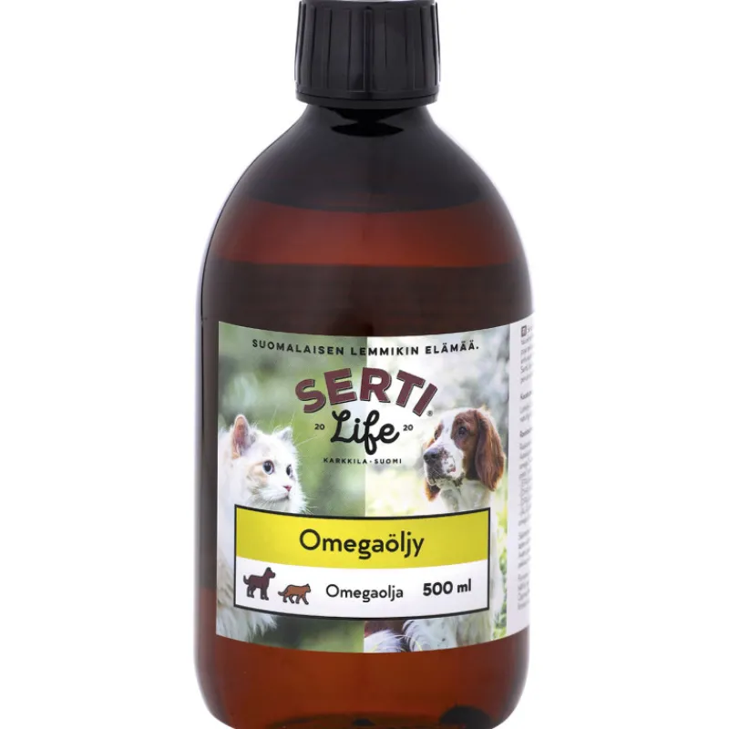 omegaljy-sertilife-500-ml-lemm-ulOpGKmr-0.webp Serti Life Koiranruoka^Omegaöljy SertiLife 500 Ml Lemmikeille