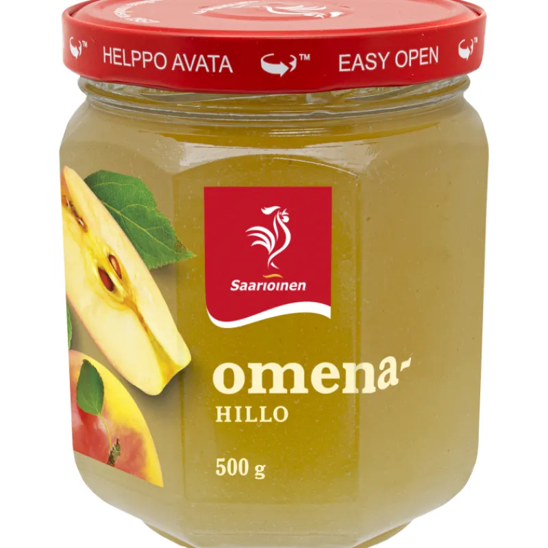 omenahillo-500-g-obCKXvvC-0.webp Saarioinen Hillot, Marmeladit Ja Kiisselit^Omenahillo 500 G