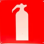 Pienrauta-Opastekyltti Vaahtosammutin 20 X 20 Cm