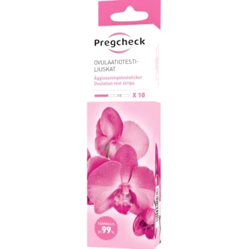 Pregcheck Hyvinvointi- Ja Terveydenhoitotarvikkeet^Ovulaatiotestiliuskat 10 Kpl
