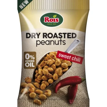 Rois Pähkinät Ja Kuivatut Hedelmät^Paahdettu Maapähkinä 70 G Sweet Chili