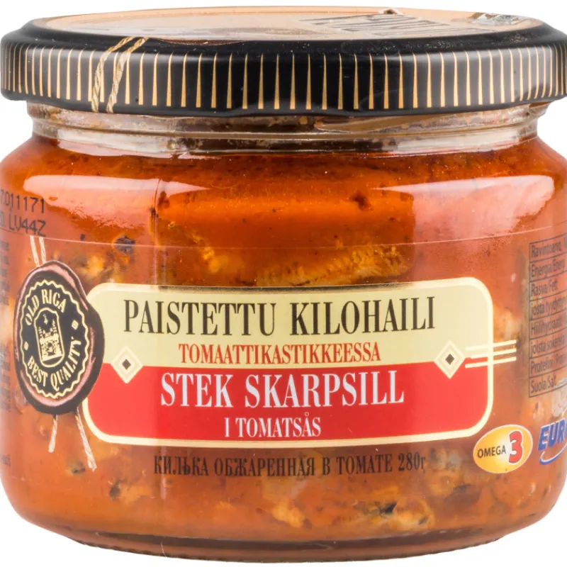 paistettu-kilohaili-280-g-toma-eNiVJOln-0.webp Old Riga Säilykkeet^Paistettu Kilohaili 280 G Tomaattikastikkeessa