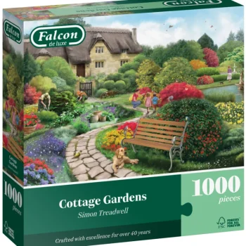 Jumbo Lauta- Ja Palapelit-Palapeli 1000 Palaa Falcon Cottage Cardens