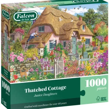 Jumbo Lauta- Ja Palapelit-Palapeli 1000 Palaa Falcon Thatched Cottage