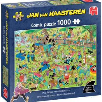Jumbo Lauta- Ja Palapelit-Palapeli 1000 Palaa Jan Van Haasteren Dog Parcour