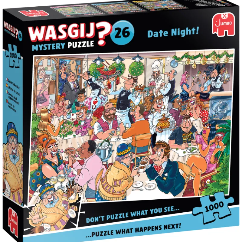palapeli-jumbo-1000-palaa-wasg-MHIrSmrK-0.webp Jumbo Lauta- Ja Palapelit-Palapeli 1000 Palaa Wasgij Mystery 26 Date Night!