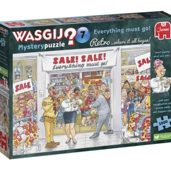 Jumbo Lauta- Ja Palapelit^Palapeli 1000 Palaa Wasgij Retro Mystery 7 Everything Must Go