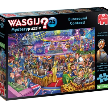 Jumbo Lauta- Ja Palapelit-Palapeli 1000 Palaa Wasgij Mystery 25 Eurosong Contest
