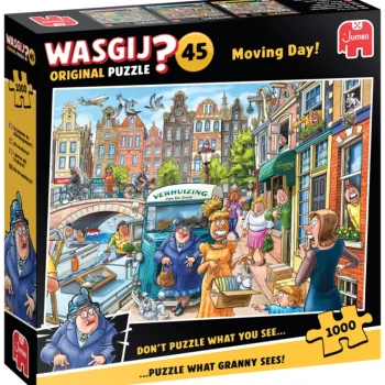 Jumbo Lauta- Ja Palapelit-Palapeli 1000 Palaa Wasgij Original 45 Moving Day!