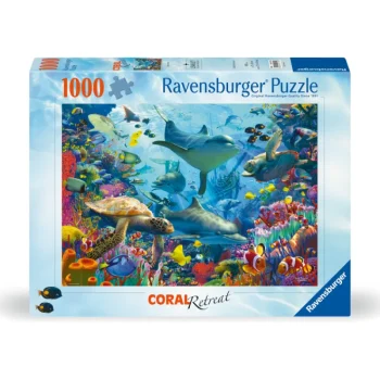 Ravensburger Lauta- Ja Palapelit-Palapeli 1000 Palaa Coral Reef Retreat