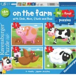 Ravensburger Lauta- Ja Palapelit^Palapeli 2/3/4/5 Palaa On The Farm My First Puzzles