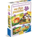 Ravensburger Lauta- Ja Palapelit^Palapeli 2/4/6/8 Palaa Forest Animal Fun