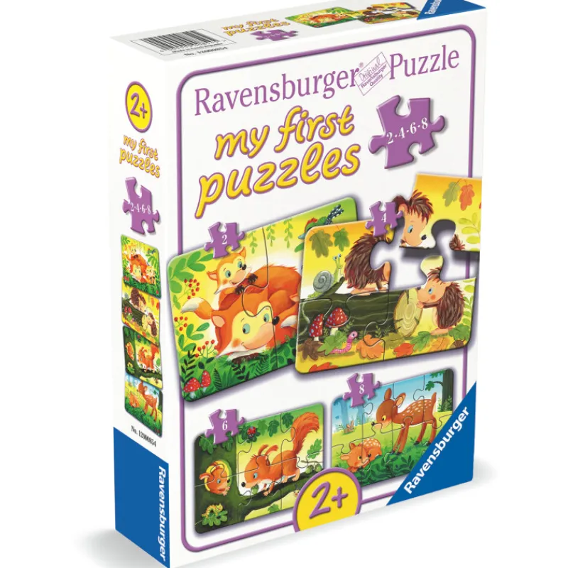 palapeli-ravensburger-2468-pal-GSafIwZZ-0.webp Ravensburger Lauta- Ja Palapelit^Palapeli 2/4/6/8 Palaa Forest Animal Fun