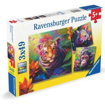 Ravensburger Lauta- Ja Palapelit^Palapeli 3 X 49 Palaa Jungle Babies
