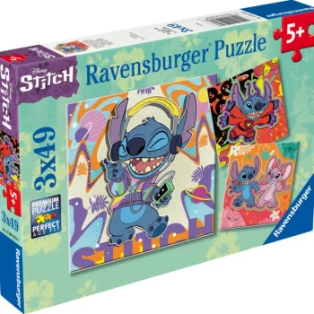 Ravensburger Lauta- Ja Palapelit^Palapeli 3 X 49 Palaa Disney Stitch