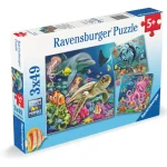 Ravensburger Lauta- Ja Palapelit^Palapeli 3 X 49 Palaa Under Water