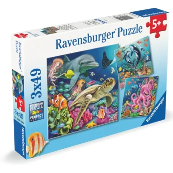 Ravensburger Lauta- Ja Palapelit^Palapeli 3 X 49 Palaa Under Water