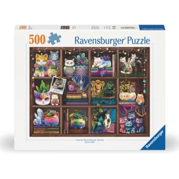 Ravensburger Lauta- Ja Palapelit^Palapeli 500 Palaa Cubby Cats And Succulents