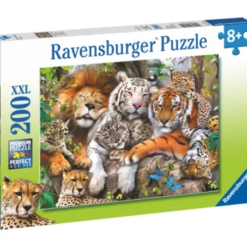 Ravensburger Lauta- Ja Palapelit^Palapeli Big Cat Nap 200 Palaa