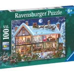 Ravensburger Lauta- Ja Palapelit^Palapeli Christmas At Home 100 Palaa