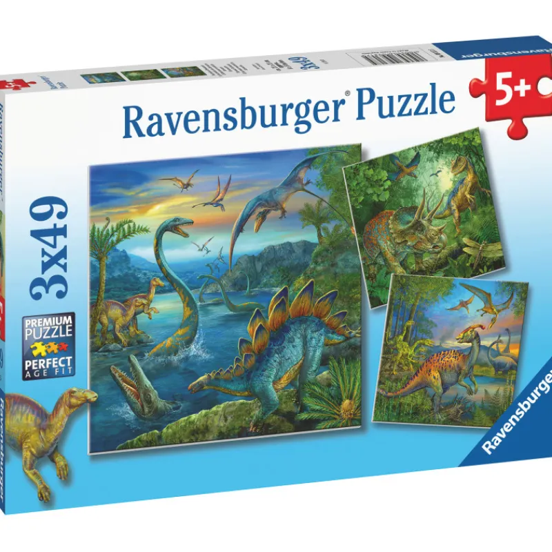 palapeli-ravensburger-dinosaur-ptYIvObV-0.webp Ravensburger Lauta- Ja Palapelit^Palapeli Dinosaur Facination 3x49 Palaa