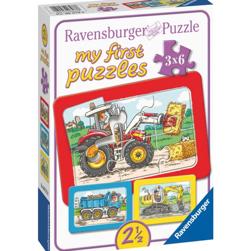 palapeli-ravensburger-excavato-doLwPglm-0.webp Ravensburger Lauta- Ja Palapelit^Palapeli Excavator Tractor & Dump Truck 3x6 Palaa