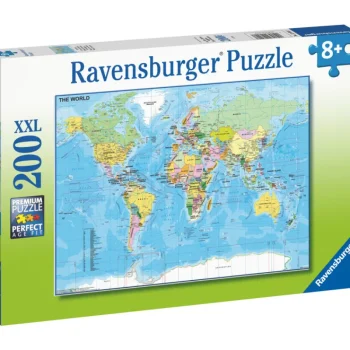 Ravensburger Lauta- Ja Palapelit^Palapeli Map Of The World 200 Palaa