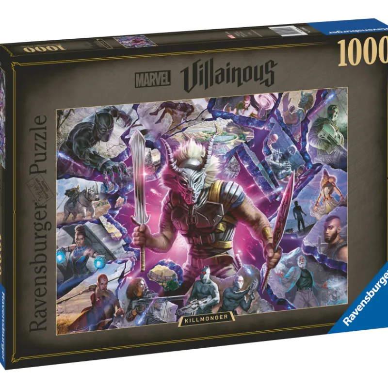 palapeli-ravensburger-villaino-lbsyFoVU-0.webp Ravensburger Lauta- Ja Palapelit-Palapeli Villainous: Killmonger 1000 Palaa