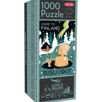 Tactic Lauta- Ja Palapelit^Palapeli 1000 Palaa Come To Finland Sauna Sisu Since 1917
