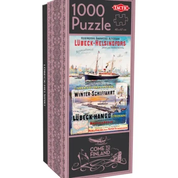 Tactic Lauta- Ja Palapelit^Palapeli 1000 Palaa Come To Finland Lübeck-Helsinki