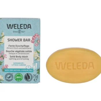 Weleda Luonnonkosmetiikka-Palasaippua 75 G Geranium & Litsea Cubeba