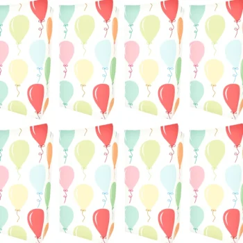 Let's Party Lasten Juhlat-Partypussi 8 Kpl Ilmapallot