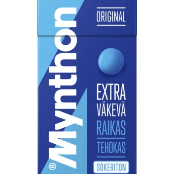 Mynthon Original Karkit^Pastilli 39 G Extra Väkevä Sokeriton