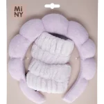 Miny Meikkaustarvikkeet^Pehmohiuspanta Ja Rannekkeet Lila