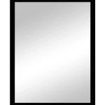 Seinäkellot Ja Peilit-Peili 40 X 50 Cm Musta